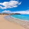 Moraira Playa la Ampolla beach in Alicante Spain