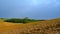 Moravian Green Rolling Landscape. Spring landscape. Moravian Tuscany, south Moravia, Czech Republic, Europe.