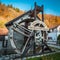 MORAVIAN KARST, CZECH REPUBLIC - 29 OCTOBER 2019 - Watermill Skalni Mlyn in Moravian Karst or in czech Moravsky Kras