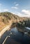 Moravice river bellow Kruzberk water reservoir in Czech republic