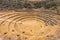 Moray ruins peruvian Andes Cuzco Peru