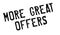 More Great Offers rubber stamp