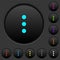 More options dark push buttons with color icons