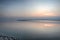 Morecambe mudflats at dusk