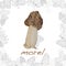 Morel, yellow morel, true morel and sponge morel - edible mushrooms Morchella esculenta