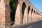 Morelia Ancient Aqueduct, Michoacan (Mexico)