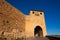 Morella in castellon Maestrazgo castle fort door