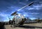 Moreno Valley, CA, USA - July 31, 2021 - A Bell AH-1 Cobra Helicopter Gunship