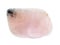 morganite (vorobyevite, pink beryl) stone cutout