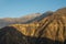 Morning Andes landscape