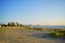 The morning of Boston Revere Beach, Revere, Massachusetts, USA. It is a first public beach in America.