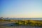 The morning of Boston Revere Beach, Revere, Massachusetts, USA. It is a first public beach in America.