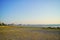 The morning of Boston Revere Beach, Revere, Massachusetts, USA. It is a first public beach in America.