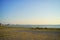 The morning of Boston Revere Beach, Revere, Massachusetts, USA. It is a first public beach in America.