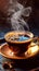 Morning Brew: Freshly Brewed Coffee with Steam