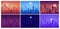 Morning city. Day and night cityscape. Sunrise sky at afternoon time. Downtown sunset view. Daytime or nighttime