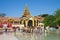 Morning cleaning in the Pagoda of thousands of officers Botataung PagodaYangon, Myanmar