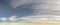 Morning cloud formation, panorama