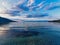 Morning Clouds Over Gulf of Corinth Bay, Greece