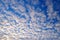 Morning cloudy sky abstract background