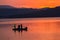 Morning Colors Boat Bass Fishing Dam