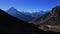 Morning in the Everest National Park, mount Ama Dablam