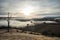 Morning fog in Goulburn River valley in Victoria, Australia