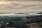 Morning fog in Goulburn River valley in Victoria, Australia