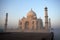 Morning fog at the Taj Mahal, Agra, India