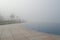 Morning fog in Zadar, Croatia