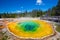 Morning Glory Pool in Yellowstone National Park of Wyoming