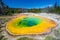 Morning Glory Pool in Yellowstone National Park of Wyoming
