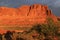 Morning glow on the Red Rocks at Zion National Park