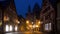 Morning hyperlapse Rothenburg ob der Tauber at Christmas