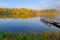 Morning lake reflections