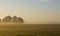 morning landscape of missouri farm field