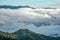 Morning light and clouds in the valley.