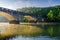 Morning light, Gatliff Bridge, Cumberland Falls State Park in Kentucky