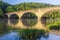 Morning light, Gatliff Bridge, Cumberland Falls State Park in Kentucky