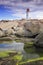 Morning at Lighthouse at Peggy`s Cove, Nova Scotia, Canada