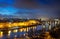 Morning majestic Charles Bridge, Prague, Czech republic