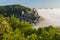 Morning mist, Castelnaud, Dordogne, Aquitaine,