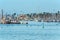 Morning at Santa Barbara Harbor. Nautical Vessels and Pelicans