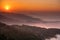 Morning at Sarangkot view point near Pokhara in Nepal