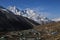 Morning scene in Dingboche