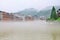 Morning scenery of the FengHuang ancient city