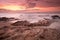 Morning Sea View with Rock at Samaesarn, Sattahib, Chonburi, Thailand