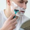 morning shave selfcare routine man foam razor