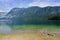 Morning on the shore of Lake Bohinj, Slovenia.