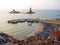 Morning at the southernmost point of India Kanyakumari